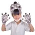 Máscara e Luvas de  Zebra