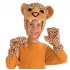 Máscara e Luvas Leopardo