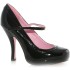 Sapato Alto Adulto Feminino Babydoll Preto