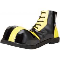 Sapato de Palhaço Amarelo e Preto