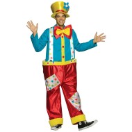 Fantasia Adulto Masculina Palhaço Luxo