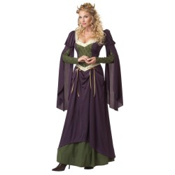 Fantasia Adulto Vestido Lady Luxo