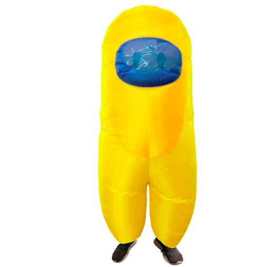 Fantasia Among Us Impostor Amarelo Adulto