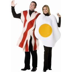 Fantasia Bacon e Ovos Adulto
