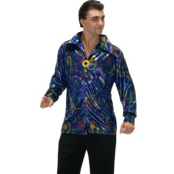 Fantasia Brega Camisa Roxa Adulto