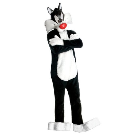 Fantasia Mascote Adulto do Gato Frajola da Looney Tunes