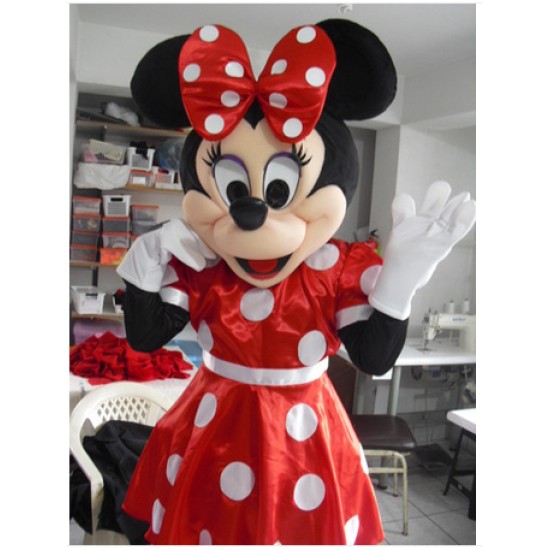 Fantasia Mascote Minnie Super Luxo
