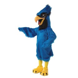 Fantasia Pássaro Azul Mascote