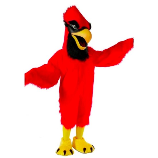Fantasia Pássaro Vermelho Mascote