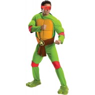 Fantasia Tartarugas Ninja Adulto Luxo Rafael com Músculos