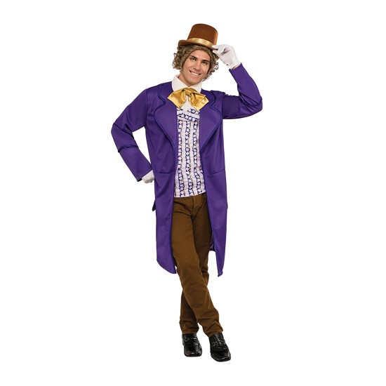Fantasia Willy Wonka Adulto Luxo