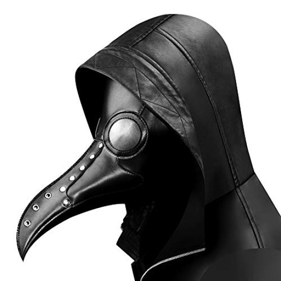 Máscara Doutor da Peste Negra Steampunk Adulto Luxo