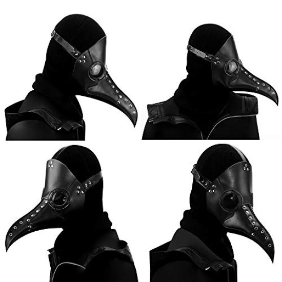 Máscara Doutor da Peste Negra Steampunk Adulto Luxo