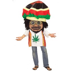 Mascote Rastafari Paz e Amor