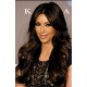 Peruca Kim Kardashian Celebridade Morena Cabelo Humano Remy