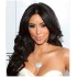 Peruca Kim Kardashian Celebridade Morena Cabelo Humano Remy
