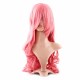 Peruca Rosa Ondulada Vocaloid Megurine Luka