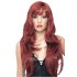 Peruca Ruiva Ondulada Sexy Luxo