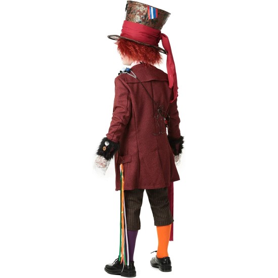Fantasia Chapeleiro Maluco Infantil Alice no País das Maravilhas Elite com Chapéu