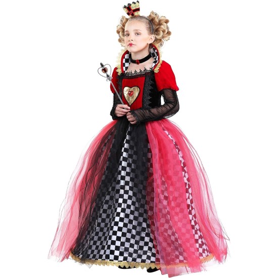 Fantasia Rainha de Copas Infantil Fancy
