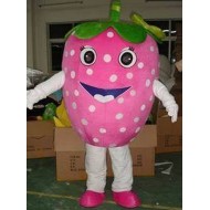 Fantasia Mascote Adulto Morango Luxo
