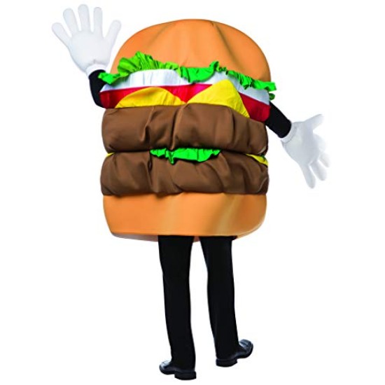 Mascote Hambúrguer Adulto