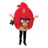Fantasia Angry Bird Vermelho Infantil