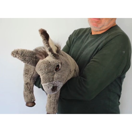 Boneco Fantoche Ventríloquo Jumento Luxo