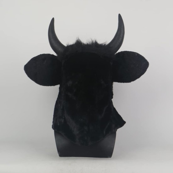 Cabeça Máscara Vaca Mascote Luxo   