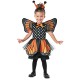 Fantasia Borboleta Laranja Infantil Luxo