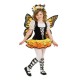 Fantasia Borboleta Laranja Infantil Luxo