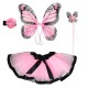 Fantasia Borboleta Rosa Infantil Luxo