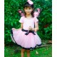 Fantasia Borboleta Rosa Infantil Luxo