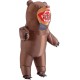 Fantasia Inflável Adulto Urso