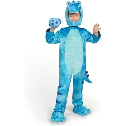 Fantasia Jacaré Infantil Bebê Luxo Azul