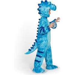 Fantasia Jacaré Infantil Bebê Luxo Azul