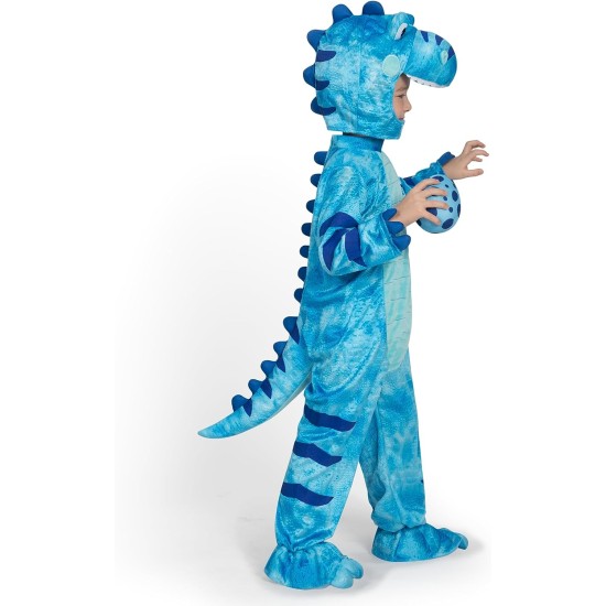 Fantasia Jacaré Infantil Bebê Luxo Azul