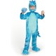 Fantasia Jacaré Infantil Bebê Luxo Azul