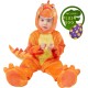 Fantasia Jacaré Infantil Bebê Luxo Laranja
