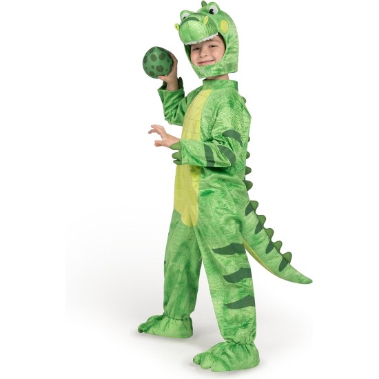 Fantasia Jacaré Infantil Bebê Luxo Verde