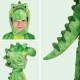 Fantasia Jacaré Infantil Bebê Luxo Verde