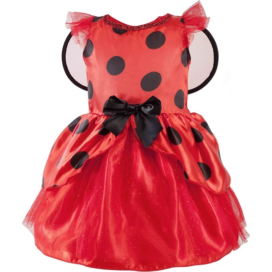 Fantasia Joaninha Infantil Luxo Clássica