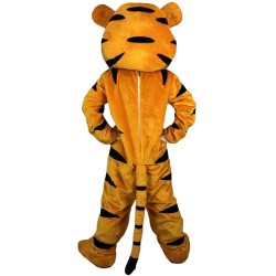 Fantasia Tigre Mascote Luxo Alegre