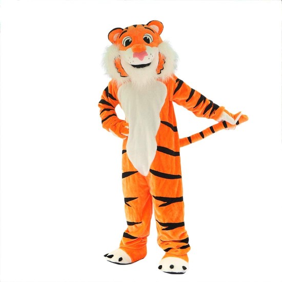 Fantasia Tigre Mascote Luxo Clássico