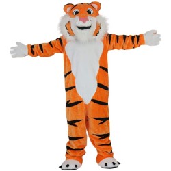 Fantasia Tigre Mascote Luxo Clássico
