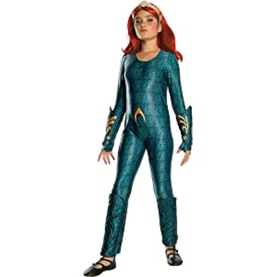 Fantasia Mera Aquaman Infantil Completo Luxo 