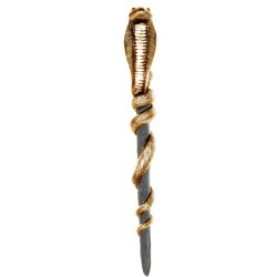 Cajado Faraó com Cobra Adulto Masculino Luxo