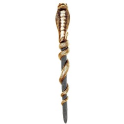 Cajado Faraó com Cobra Adulto Masculino Luxo