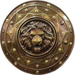 Escudo Medieval Romano e Espada Luxo