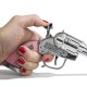 Pistola Arma de Brinquedo Rosa Luxo Infantil